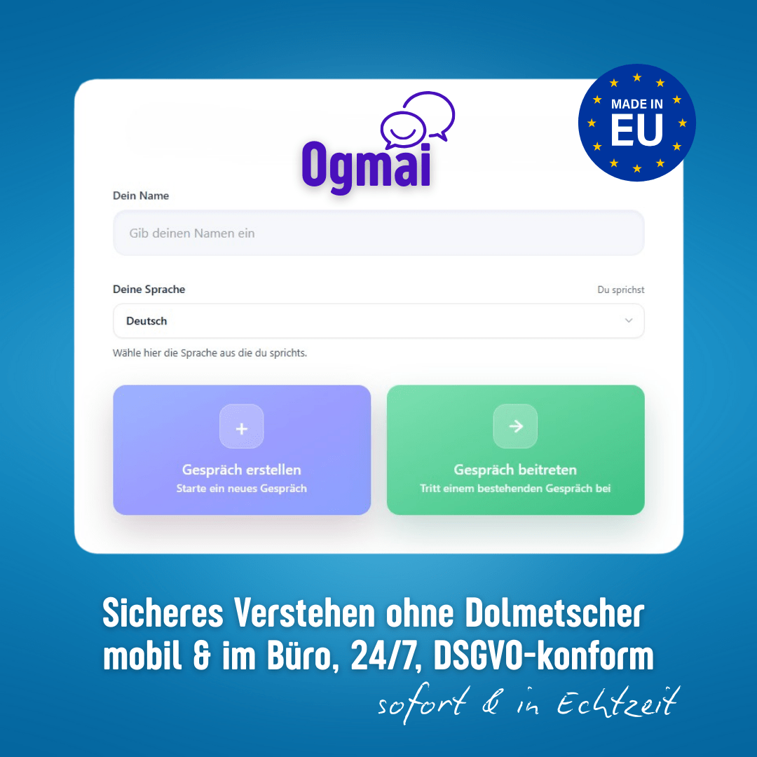 Geschenkgutschein: Ogmai Easy KI - Dolmetscher – 30 Tage Sprachfreiheit auf Reisen - CXO Partners GmbH dein Digitalisierungspartner für automatisierte Geschäftsprozesse von KMUs