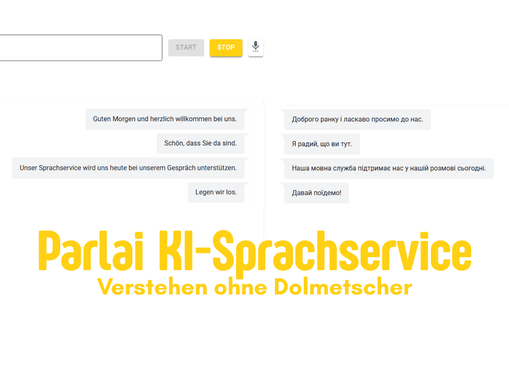 Parlai KI - Sprachservice: Verstehen ohne Dolmetscher - CXO Partners GmbH